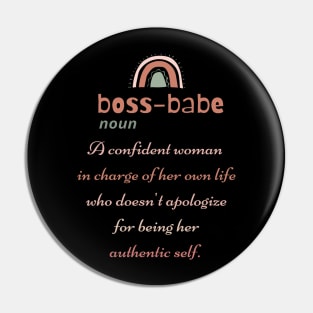 Boss Babe Pin