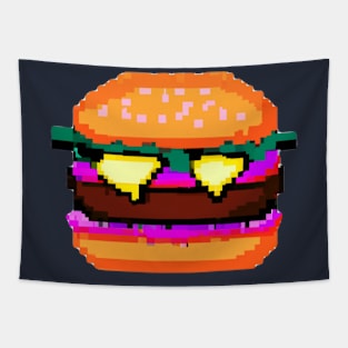 Pixel art burger 4 Tapestry