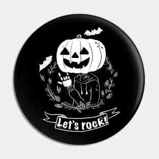 Let’s Rock! Pin