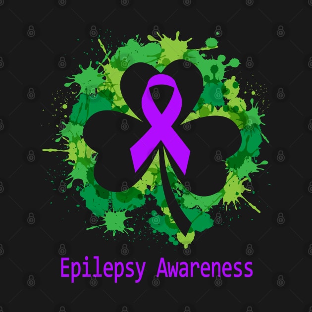 Happy Patricks Day Epilepsy Awareness Support Epilepsy Warrior Gifts by ThePassion99