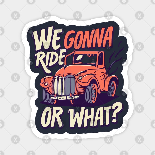 Get Ready to Ride with Our Funny 4x4 Off-Road Mudding UTV Magnet by Quote'x