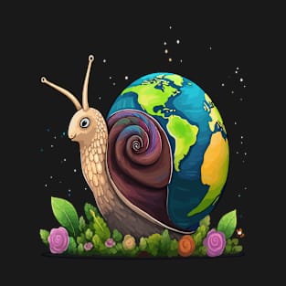 Snail Earth Day T-Shirt