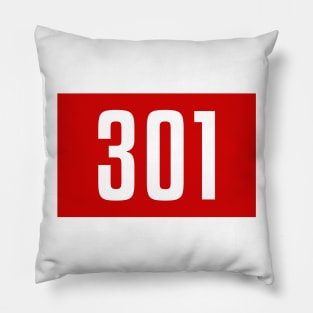 301 Red Pillow