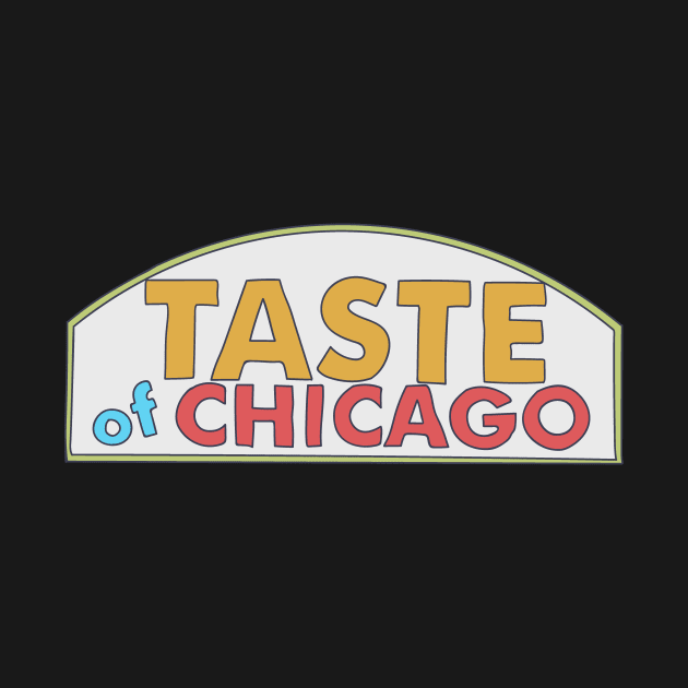 Taste of Chicago - Music Festival Logo - Summer Event by DeWinnes