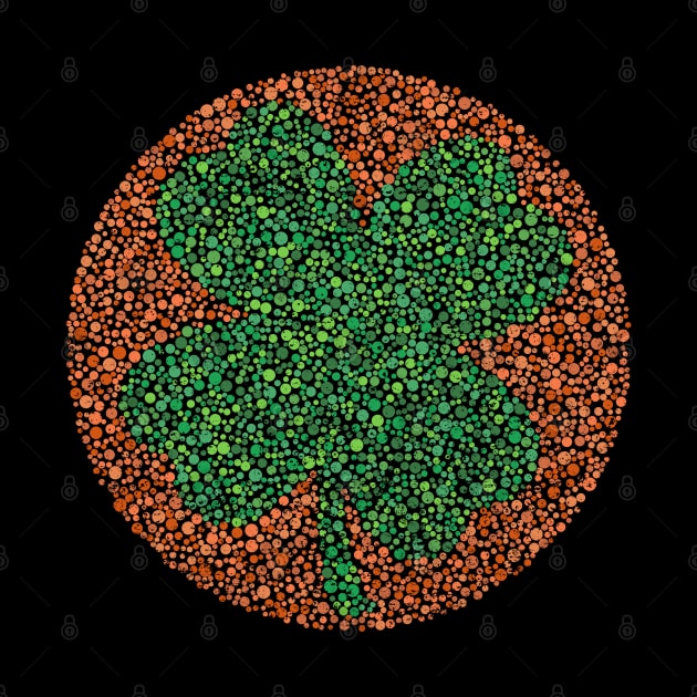 Color Blind Test Shamrock by Roufxis