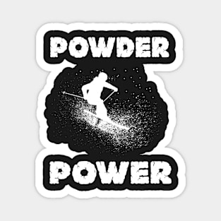 Powder Power, Skiing image Magnet