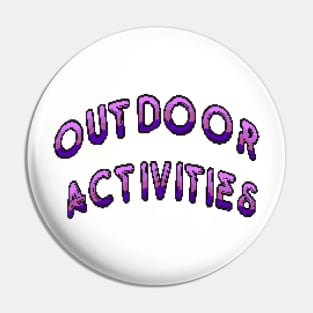 Outdoor Activities (Purple) Pin