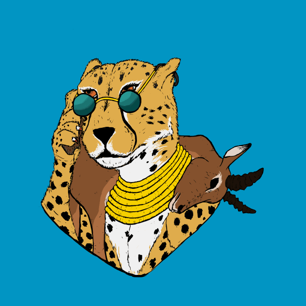 Bougie cheetah by LunoArt