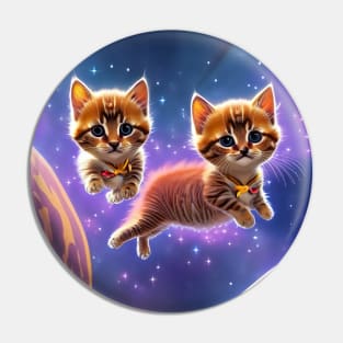 Space Cats 39 Pin