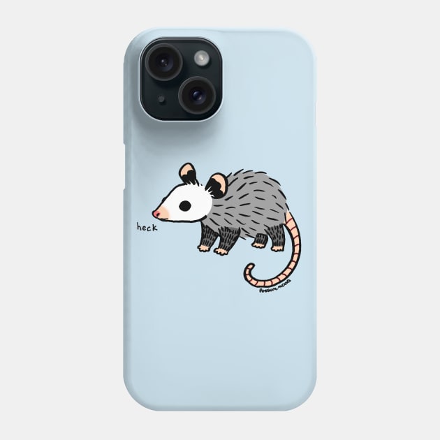 Possum opossum Heck Recolor Phone Case by Possum Mood