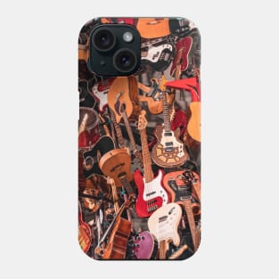 Guitars, lots of guitars Phone Case