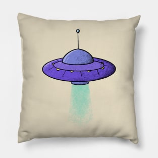 Get In Loser Alien Space OVNI Pillow