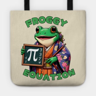 Pi day frog Tote