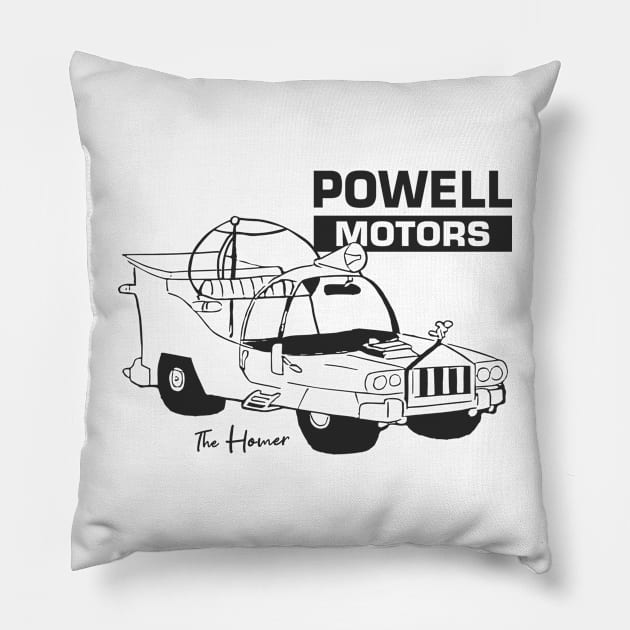 Powell Motors - The Homer Pillow by tvshirts