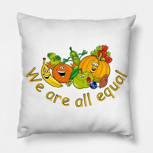 group of fruit and vegetables Pillow