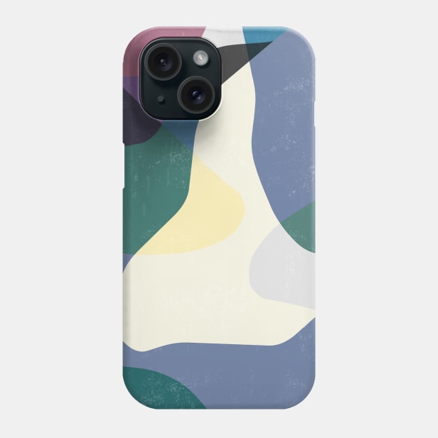 Pocket - Abstract Camouflage Purple Yellow Phone Case by ninoladesign