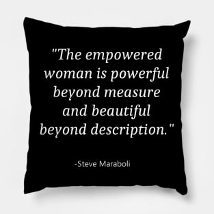 Quote For Women Day Pillow