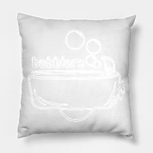 Bubbler (white) Pillow