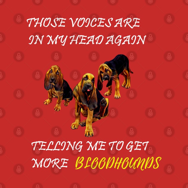 Bloodhound dog voices in my head by nounejm