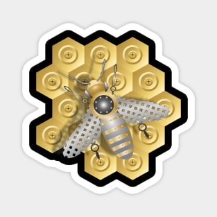 Abeja metálica Magnet