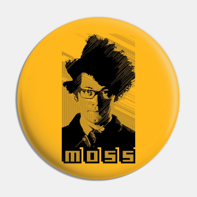 Moss IT Crowd Pixel Tribute Pin by DankFutura