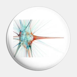 Nerve cell, abstract artwork (P360/0498) Pin