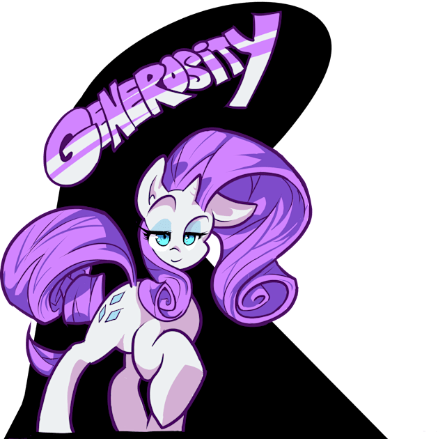 Generosity Pony Kids T-Shirt by kizupoko