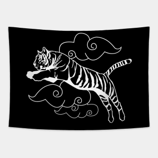 Flying tiger Tapestry