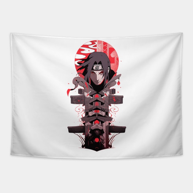 itachi Tapestry by pokermoment