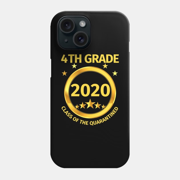 4th Grade 2020 Class Of The Quarantined Phone Case by juliawaltershaxw205