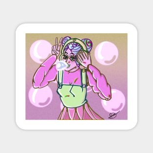 Bubblegum Girl V3 Magnet