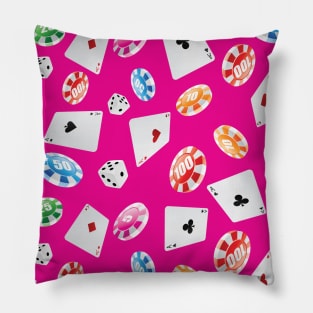 #casino #games #accessories #pattern 7 Pillow