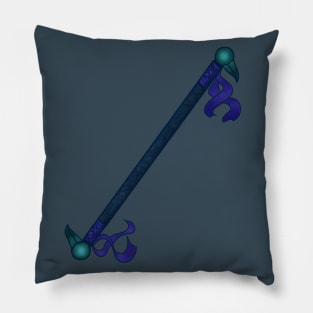 bird quarterstaff Pillow