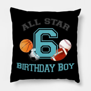 Sports birthday 6,varsity all star Pillow