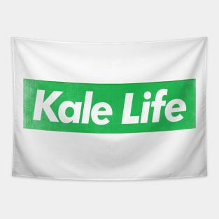 Kale Life / Vegan - Plant Based - Typography Design Tapestry