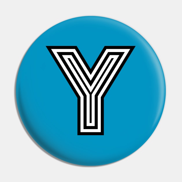 Letter Y Pin by RaymondWareNYC