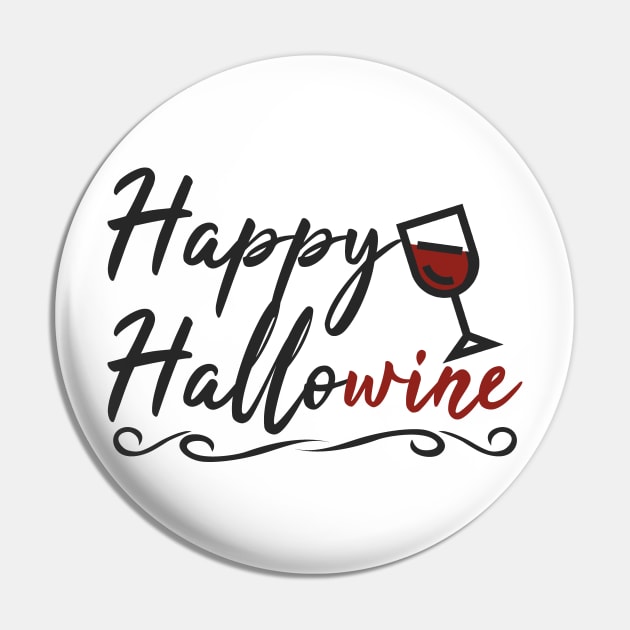 Happy Hallowine Pin by LunaMay