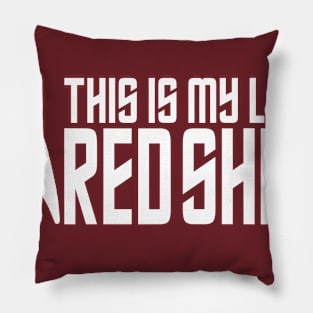 My Lucky Red Shirt Pillow