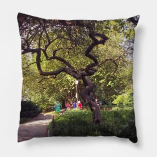 Central Park Nature Trees Green Manhattan New York City Pillow