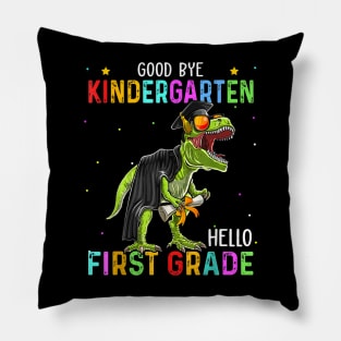 Goodbye Kindergarten Graduation 2024 Hello 1St Grade Kids Pillow