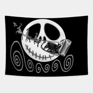 Sandy Claws Sleigh Ride The Nightmare Before Christmas Tapestry