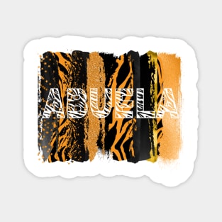 Abuela grandmother wild brushstrokes Magnet