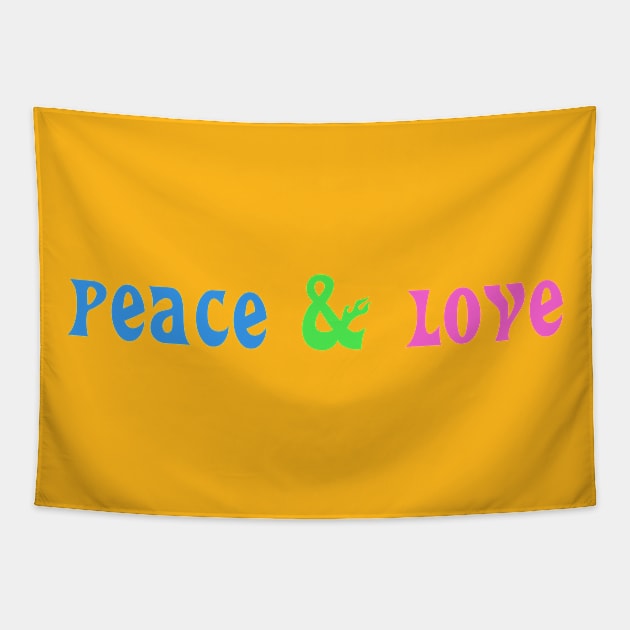 peace & love Tapestry by rclsivcreative