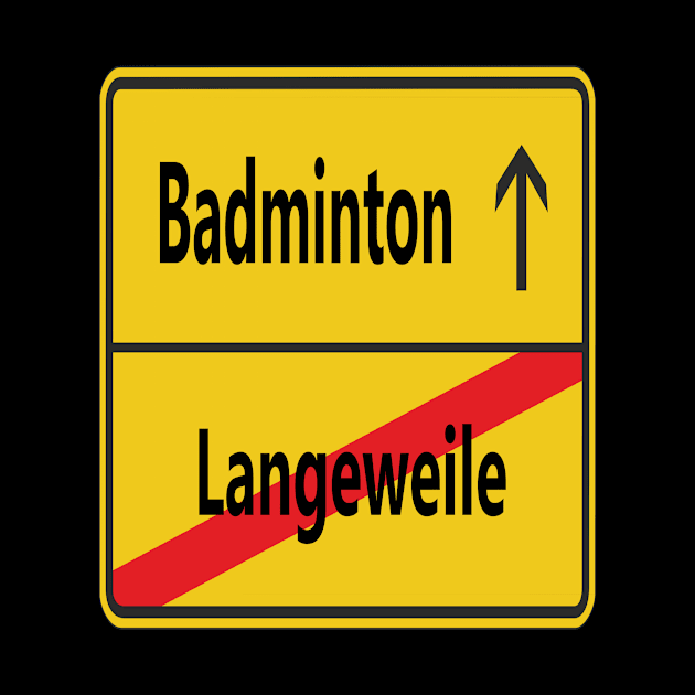 Langeweile? Badminton! by NT85