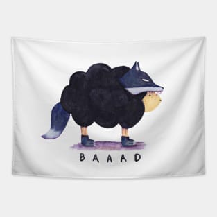 Bad Baad Black Sheep Tapestry