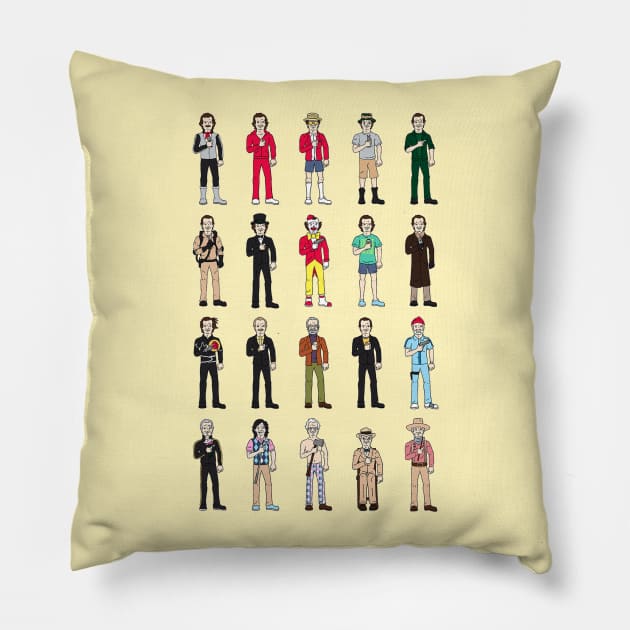 A BUNCH OF MURRAYS Pillow by thedeuce