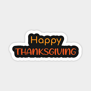 Cute Happy Thanksgiving Magnet