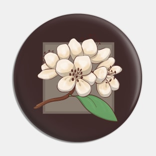 Apple Tree Flower – Floral Design Pin