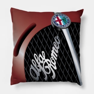 Alfa Romeo Vintage Grill Mesh Pillow