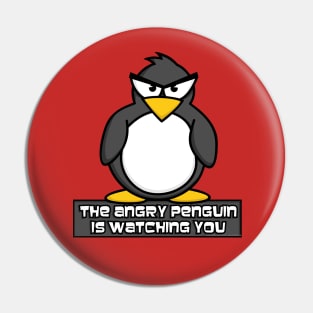 Angry Penguin Pin